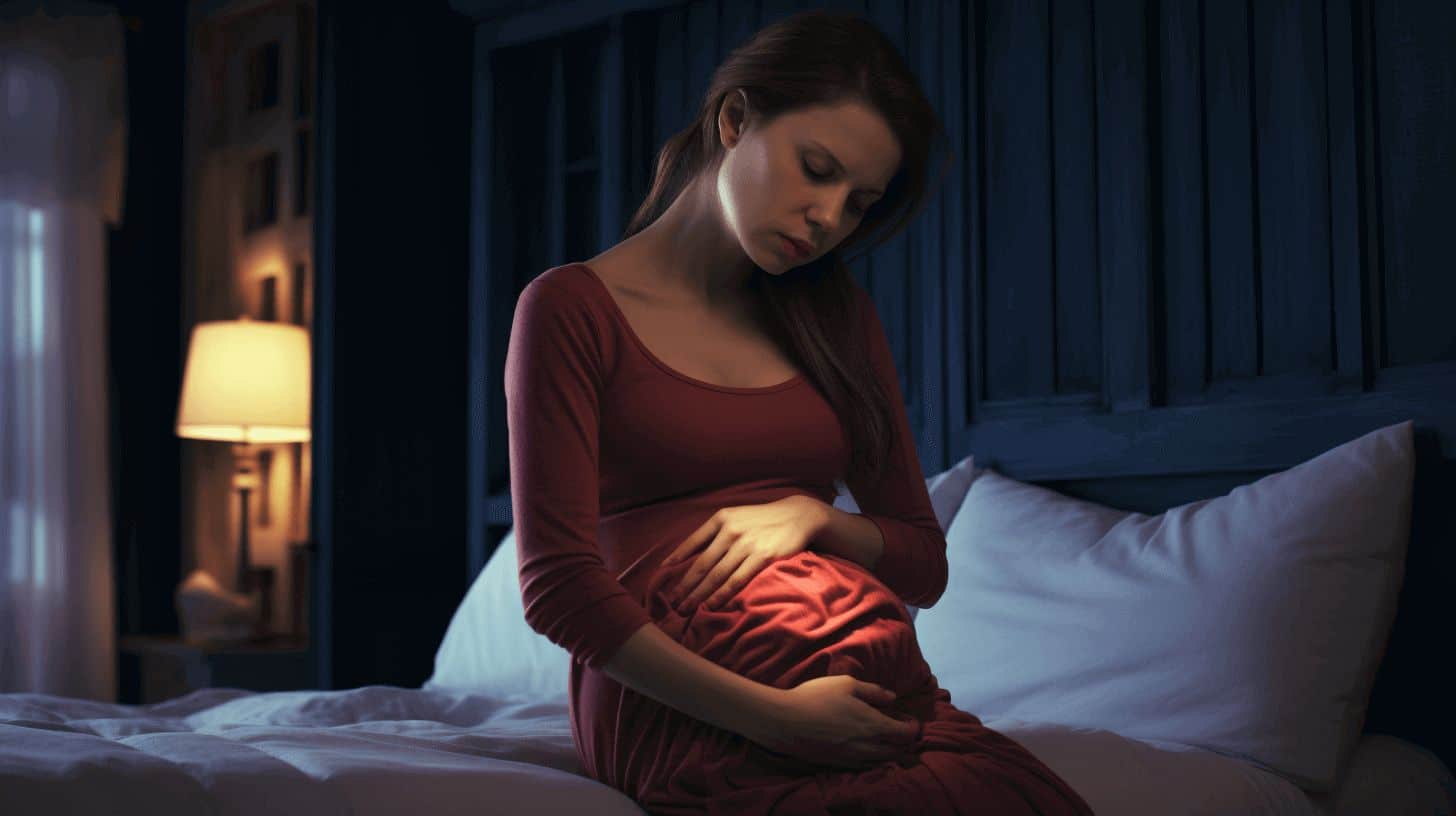 Pregnancy heartburn relief at night